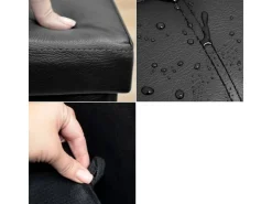 DuneDesign Sitzbank mit 120L Stauraum 110 x 38 x 38 cm in Schwarz* Garderoben