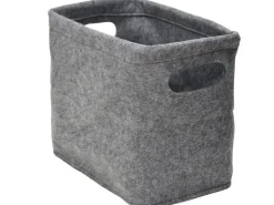 DuneDesign Toilettenpapier Aufbewahrungs Box aus Filz für 4 Klopapier Rollen* Aufbewahrung