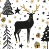 Duni Servietten Dessin-Cocktail Magic Winter 24 cm x 24 cm 20 Stück FSC®* Papier Servietten