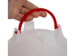 Eberth Geflügel Hühnertränke mit 1,5 L Kapazität Automatische Geflügeltränke