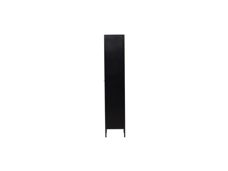 ebuy24 Cali Vitrinenschrank 1 Tür Schwarz* Vitrinen