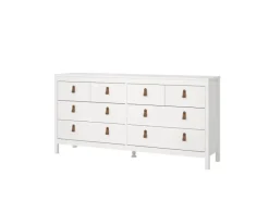 ebuy24 Madrid Kommode 8 Schubladen Weiß* Kommode
