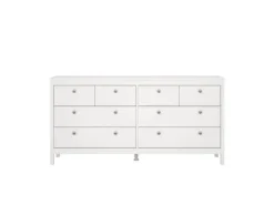 ebuy24 Madrid Kommode 8 Schubladen Weiß* Kommode