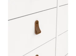 ebuy24 Madrid Kommode 8 Schubladen Weiß* Kommode