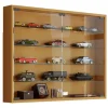 ebuy24 Mandosa L Vitrinenschrank an der Wand Montierte 2 Glastüren Buche Dekor