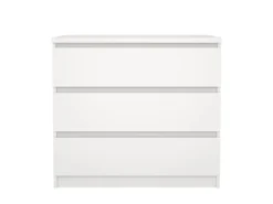 ebuy24 Naia Kommode 3 Schubladen Weiß* Kommode