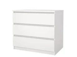 ebuy24 Naia Kommode 3 Schubladen Weiß* Kommode