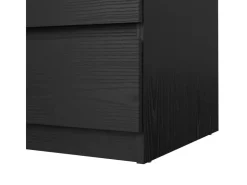ebuy24 Naia Kommode 3 Schubladen Schwarze Struktur* Kommode