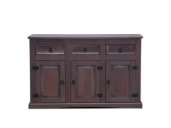 ebuy24 New Mexico Sideboard mit 7 Schubladen und 3 Türen Gelaugt Gewachst* Möbelserien