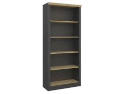 ebuy24 Nola Regal 4 Ablagen Kaffeefarben