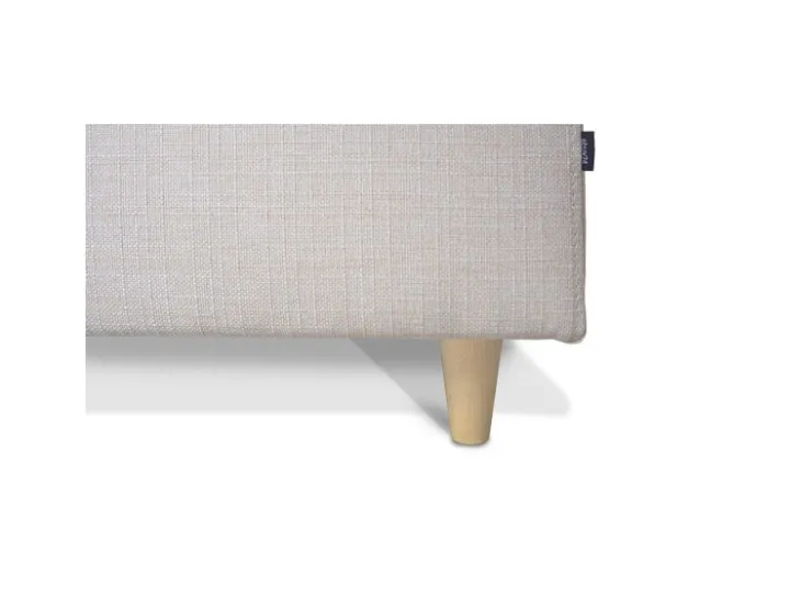 ebuy24 Nordic Sofa mit Chaiselong Rechts Gewendet Hell Beige* Sofas