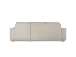 ebuy24 Nordic Sofa mit Chaiselong Rechts Gewendet Hell Beige* Sofas