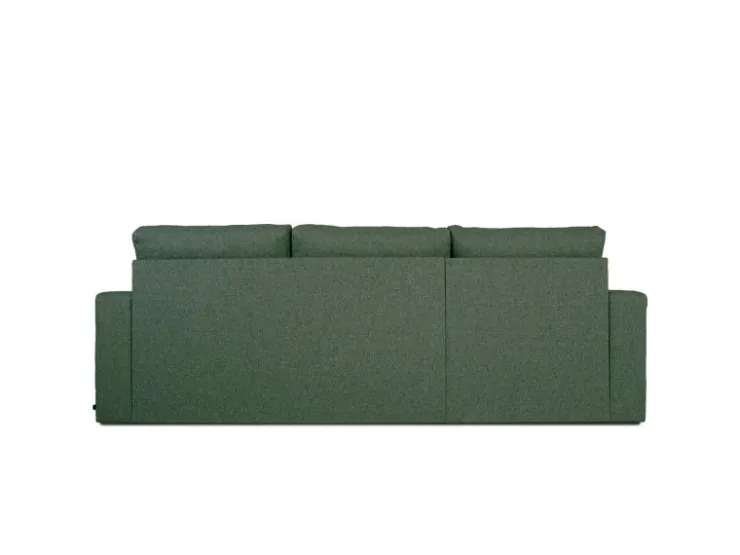 ebuy24 Odin Schlafsofa Ecksofa mit Aufbewahrung Rechts oder Links Gewendet Grün* Aufbewahrung