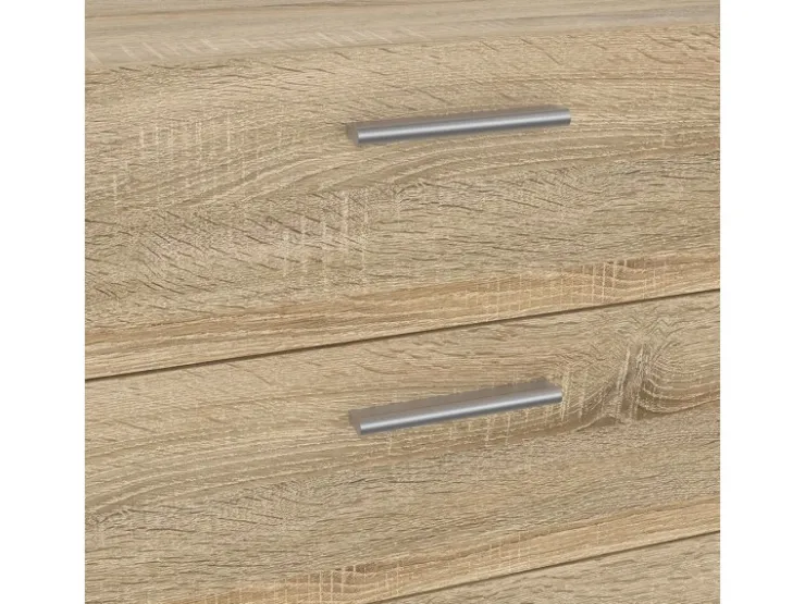 ebuy24 Pepe Kommode 8 Schubladen Eichenstruktur-Dekor