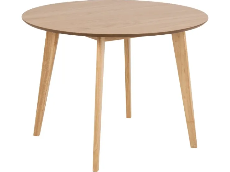 ebuy24 Roxby Esstisch Ø105cm EichenDekor