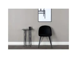 ebuy24 Skagen Esszimmerstuhl Velour Schwarz* Stühle