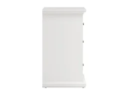ebuy24 Venedig Kommode mit 2 Kleinen und 2 Grossen Schubladen Weiss