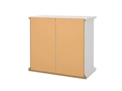 ebuy24 Venedig Kommode mit 2 Kleinen und 2 Grossen Schubladen Weiss