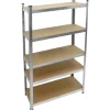 ECD Germany 2Er Set Werkstattregal 200x100x50 cm Metall Verzinkt bis 750 kg* Weitere Regale