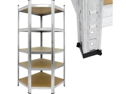 ECD Germany Regalsystem Set 2 Lagerregale 180x90x40 cm mit Eckregal 180x70x40cm* Weitere Regale