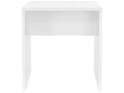 ECD Germany Schminktisch Set mit Hocker Spiegel LED-Beleuchtung 108x40x140 cm* Hocker