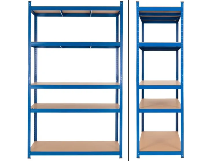 ECD Germany Werkstattregal 200x100x50 cm Blau aus Metall Belastbar bis 875 kg* Weitere Regale
