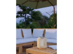 Eglo LED-Solar-Laterne Marliano 24 cm x Ø 21 cm Braun* Laternen