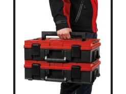 Einhell Koffer E-Case S-F Rot-Schwarz* Aufbewahrung