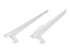 Einloch-Winkelträger 28 cm 2 Stück* Regal Weiß