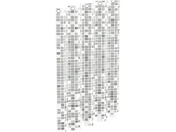 Eisl Textil Duschvorhang mit Motiv Mosaik Grau 180 cm x 200 cm Waschbar* Mosaik