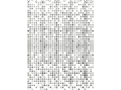 Eisl Textil Duschvorhang mit Motiv Mosaik Grau 180 cm x 200 cm Waschbar* Mosaik