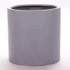Elegant Einrichten Pflanzkübel Fiberglas Zylindrisch D40xH40cm Grau