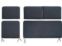 Ersatz-Kissenbezüge für Olary Sofa-Lounge-Set Dunkelgrau* Kissenbezüge|Sofas
