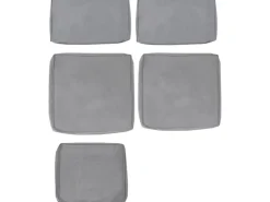 (Ersatz-)Kissenhüllen-Set für Hopevale Sofa-Lounge-Set Grau 5-teilig