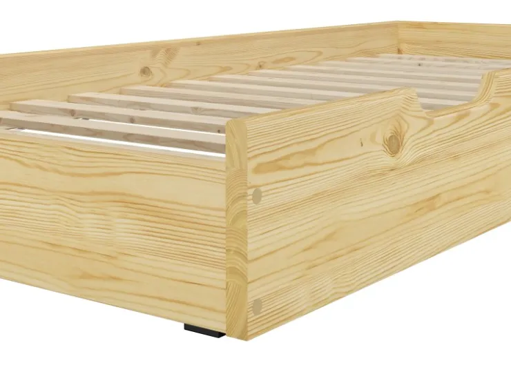 Erst-Holz Bettkasten als Zusatzbett für Unsere Etagenbetten 80 x 190 cm Kiefer Modell S7* Betten