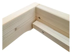 Erst-Holz Niedrigbett Futon Unbehandeltes Holz Loftbett 180 x 200 cm Fichte Tanne Modell 47 ohne Zubehör* Betten