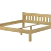 Erst-Holz Stabiles Ehebett Holzbett Gästebett 180 cm x 200 cm Kiefer Massiv Modell 38 ohne Zubehör