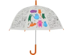 Esschert Ausmalregenschirm Katzen Ø 70,5 cm x 69,2 cm* Stifte