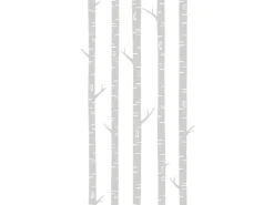 ESTAhome Fototapete Birkenstämme Grau 150 x 279 cm 158924* Fototapeten