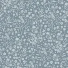 ESTAhome Tapete Blumen Graublau 50 x 900 cm 139885* Dekorative Tapeten
