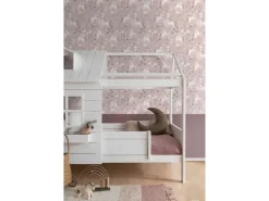 ESTAhome Tapete Einhörner Aubergineviolett 53 cm x 10.05 m* Dekorative Tapeten