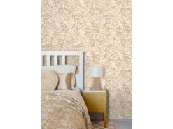 ESTAhome Tapete Feldblumen Terrakotta und Graugrün 50 x 900 cm* Dekorative Tapeten