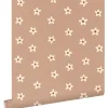 ESTAhome Tapete Gänseblümchen Terrakottarosa 53 cm x 10.05 m* Dekorative Tapeten