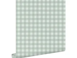 ESTAhome Tapete Karomuster Grün 50 X 900 Cm 131301
