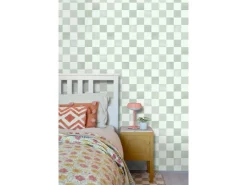 ESTAhome Tapete Karomuster 53 cm x 10.05 m