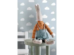 ESTAhome Tapete Kleine Wolken 7386 Himmelblau 0.53 x 10.05 m