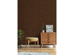 ESTAhome Tapete Leopardenmuster 53 cm x 10.05 m