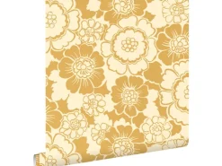 ESTAhome Tapete Retro Blumen 50 x 900 cm