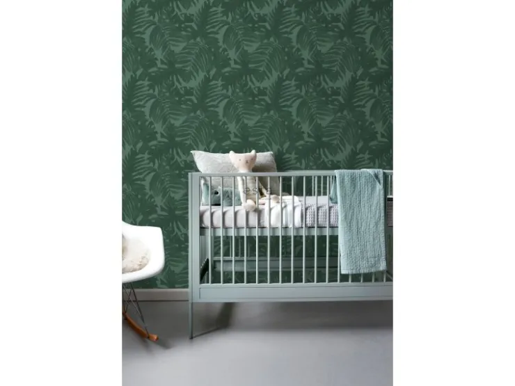 ESTAhome Tapete Tropische Blätter Emeraldgrün 0,53 x 10,05 m 138991