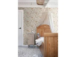 ESTAhome Tapete Wald Mit Waldtieren 7401 Crême-Weiß und Beige 53 cm x 1005 m